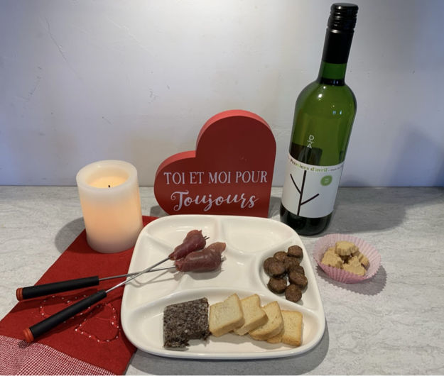 Image sur Boîte  St-Valentin (vin blanc)